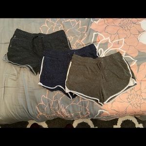 3 pairs athletic works shorts